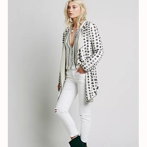 Free People Embellished Coin Jacket